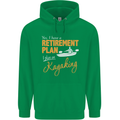 Retirement Plan I Plan on Kayaking Kayak Mens 80% Cotton Hoodie Irish Green