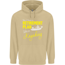 Retirement Plan I Plan on Kayaking Kayak Mens 80% Cotton Hoodie Sand