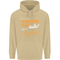 Retirement Plan I Plan on Kayaking Kayak Mens 80% Cotton Hoodie Sand