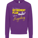 Retirement Plan I Plan on Kayaking Kayak Mens Sweatshirt Jumper Purple