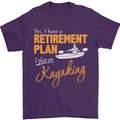 Retirement Plan I Plan on Kayaking Kayak Mens T-Shirt Cotton Gildan Purple