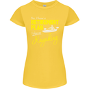 Retirement Plan I Plan on Kayaking Kayak Womens Petite Cut T-Shirt Yellow