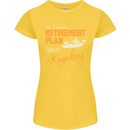 Retirement Plan I Plan on Kayaking Kayak Womens Petite Cut T-Shirt Yellow