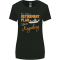 Retirement Plan I Plan on Kayaking Kayak Womens Wider Cut T-Shirt Black