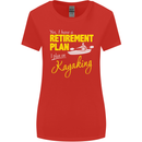 Retirement Plan I Plan on Kayaking Kayak Womens Wider Cut T-Shirt Red