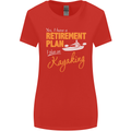 Retirement Plan I Plan on Kayaking Kayak Womens Wider Cut T-Shirt Red