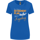 Retirement Plan I Plan on Kayaking Kayak Womens Wider Cut T-Shirt Royal Blue