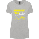 Retirement Plan I Plan on Kayaking Kayak Womens Wider Cut T-Shirt Sports Grey