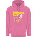 Retirement Plan I Plan to Skydive Skydiving Mens 80% Cotton Hoodie Azelea