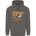 Retirement Plan I Plan to Skydive Skydiving Mens 80% Cotton Hoodie Charcoal