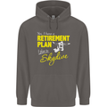 Retirement Plan I Plan to Skydive Skydiving Mens 80% Cotton Hoodie Charcoal
