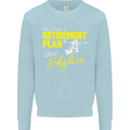 Retirement Plan I Plan to Skydive Skydiving Mens Sweatshirt Jumper Light Blue