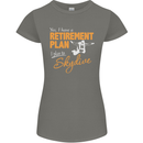 Retirement Plan I Plan to Skydive Skydiving Womens Petite Cut T-Shirt Charcoal