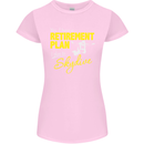 Retirement Plan I Plan to Skydive Skydiving Womens Petite Cut T-Shirt Light Pink