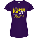 Retirement Plan I Plan to Skydive Skydiving Womens Petite Cut T-Shirt Purple