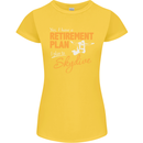 Retirement Plan I Plan to Skydive Skydiving Womens Petite Cut T-Shirt Yellow