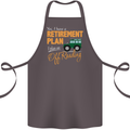 Retirement Plan Off Roading 4X4 Road Funny Cotton Apron 100% Organic Dark Grey