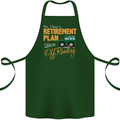 Retirement Plan Off Roading 4X4 Road Funny Cotton Apron 100% Organic Forest Green