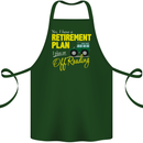 Retirement Plan Off Roading 4X4 Road Funny Cotton Apron 100% Organic Forest Green