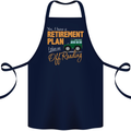 Retirement Plan Off Roading 4X4 Road Funny Cotton Apron 100% Organic Navy Blue