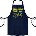 Retirement Plan Off Roading 4X4 Road Funny Cotton Apron 100% Organic Navy Blue
