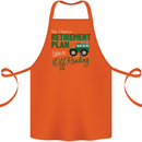 Retirement Plan Off Roading 4X4 Road Funny Cotton Apron 100% Organic Orange
