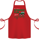 Retirement Plan Off Roading 4X4 Road Funny Cotton Apron 100% Organic Red