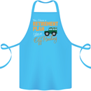 Retirement Plan Off Roading 4X4 Road Funny Cotton Apron 100% Organic Turquoise