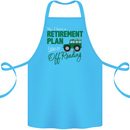 Retirement Plan Off Roading 4X4 Road Funny Cotton Apron 100% Organic Turquoise