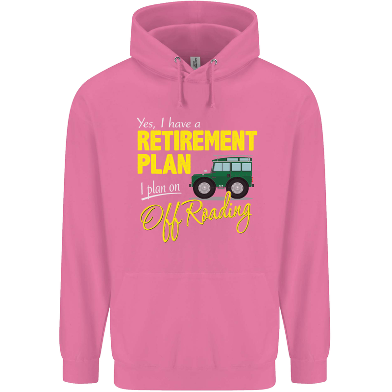 Retirement Plan Off Roading 4X4 Road Funny Mens 80% Cotton Hoodie Azelea