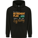 Retirement Plan Off Roading 4X4 Road Funny Mens 80% Cotton Hoodie Black