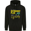 Retirement Plan Off Roading 4X4 Road Funny Mens 80% Cotton Hoodie Black