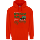 Retirement Plan Off Roading 4X4 Road Funny Mens 80% Cotton Hoodie Bright Red