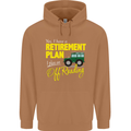 Retirement Plan Off Roading 4X4 Road Funny Mens 80% Cotton Hoodie Caramel Latte