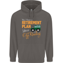 Retirement Plan Off Roading 4X4 Road Funny Mens 80% Cotton Hoodie Charcoal