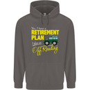 Retirement Plan Off Roading 4X4 Road Funny Mens 80% Cotton Hoodie Charcoal