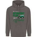 Retirement Plan Off Roading 4X4 Road Funny Mens 80% Cotton Hoodie Charcoal