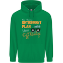 Retirement Plan Off Roading 4X4 Road Funny Mens 80% Cotton Hoodie Irish Green