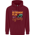 Retirement Plan Off Roading 4X4 Road Funny Mens 80% Cotton Hoodie Maroon