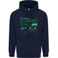 Retirement Plan Off Roading 4X4 Road Funny Mens 80% Cotton Hoodie Navy Blue