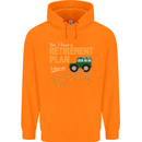 Retirement Plan Off Roading 4X4 Road Funny Mens 80% Cotton Hoodie Orange