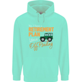 Retirement Plan Off Roading 4X4 Road Funny Mens 80% Cotton Hoodie Peppermint