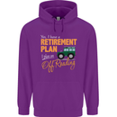 Retirement Plan Off Roading 4X4 Road Funny Mens 80% Cotton Hoodie Purple