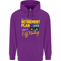 Retirement Plan Off Roading 4X4 Road Funny Mens 80% Cotton Hoodie Purple