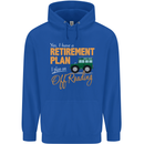 Retirement Plan Off Roading 4X4 Road Funny Mens 80% Cotton Hoodie Royal Blue