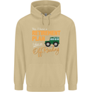 Retirement Plan Off Roading 4X4 Road Funny Mens 80% Cotton Hoodie Sand