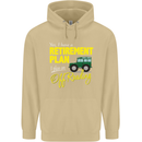 Retirement Plan Off Roading 4X4 Road Funny Mens 80% Cotton Hoodie Sand