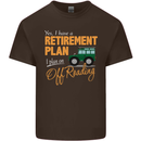 Retirement Plan Off Roading 4X4 Road Funny Mens Cotton T-Shirt Tee Top Dark Chocolate