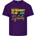 Retirement Plan Off Roading 4X4 Road Funny Mens Cotton T-Shirt Tee Top Purple