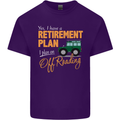 Retirement Plan Off Roading 4X4 Road Funny Mens Cotton T-Shirt Tee Top Purple